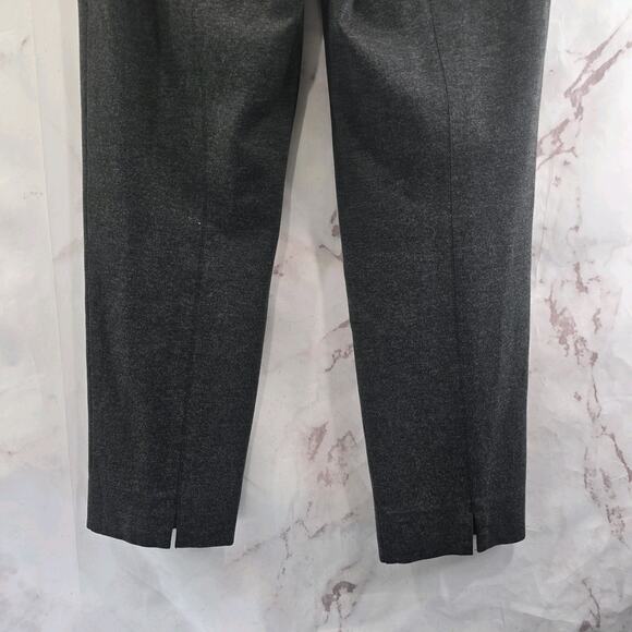 J Jill Pants Womens Medium Gray Pull On High Rise Ponte Slim Leg Heathered - Picture 8 of 11